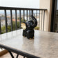 1pc Collectible figurine  , Simple modern black and gold elephant ornament home decor small sculpture.