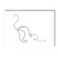 Abstract Pet Dog Cat Poster Canvas Painting Line Drawing Wall Poster Black White Minimalist Art Prints Nordic Picture Home Decor