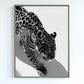 Fashion Stylish Wall Art Print - Trendy Leopard Roar Print - Black and White - Home Decor - Printable Wall Art Digital Download