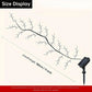 1PC Solar 96LED Willow Vine Lights,Outdoor Waterproof Fairy String Lights,Wall Decor Lamps For Garden,Porch,Shop,Terrace,Pathway