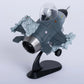 Q-Version F16 Metal Alloy Airplane Model(including base)Home placement, collection and decoration  Creative gift