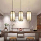 New Chinese Pendant lights for Living Room Dining Room Aisle Entrance Fabric Light Fixtures for Celling Chandelier Modern