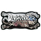 VIKAMA Tiger-Shaped Area Carpet - Non-Slip, Easy To Clean, Home Decoration, Kitchen And Bathroom Floor Mat, Entrance Door Mat
