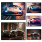 911 GT3 RS Car Generation Supercar Poster Canvsa Print Painting Home Decor Wall Art Decoration Gift For Car Lover Frameless