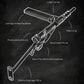 Weapons Blueprint Poster Black Board Guns Blueprint Wall Art Canvas Painting Military Enthusiast Home Room Wall Decor Gunfight