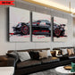 Fashionable Popular Super Sports Car GT3 RS Graffiti Wall Art, HD Canvas Print Poster, Home, Living Room, Room Decoration