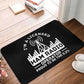 Licensed Ham Retro Radio Operator Doormat Anti-Slip Kitchen Bath Mat Living Room Door Mat Floor Entrance Carpet Rug Doormat