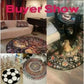 Fantasy Dragon 3D Printed Round Rug Library Dragon Hole Illusion Floor Mat Mystic Gothic Home Decor Round Carpet