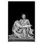 Nordic Simple Wall Art Black Ancient Greek Gods Sculpture David Statue Canvas Print Poster Home Living Room Bedroom Decoration
