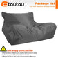 OTAUTAU Swimming Pool Floating Bean Bag Pouf Lounger Cover No Filler Waterproof Sofa Bed Sac Chaise Lounge Recliner Puff SF019
