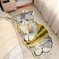 Faux Cashmere Cute Cartoon Pet Carpet Home Bedroom Bedside Decorative Floor Mat Anti-slip Dirty Resistant Machine Washable Rug