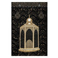 VIKAMA Classic Mosque Print Islamic Prayer Mat, Foldable Travel Muslim Rug, Washable Lightweight Janamaz for Eid Ramadan Gifts