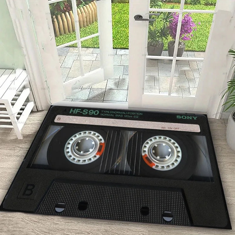 Carpet Optical Illusion Mat Infinite Tunnel Rug 3D Visual Door Mat Entrance Floor Mat Home Decoration Indoor Outdoor Use Fashion