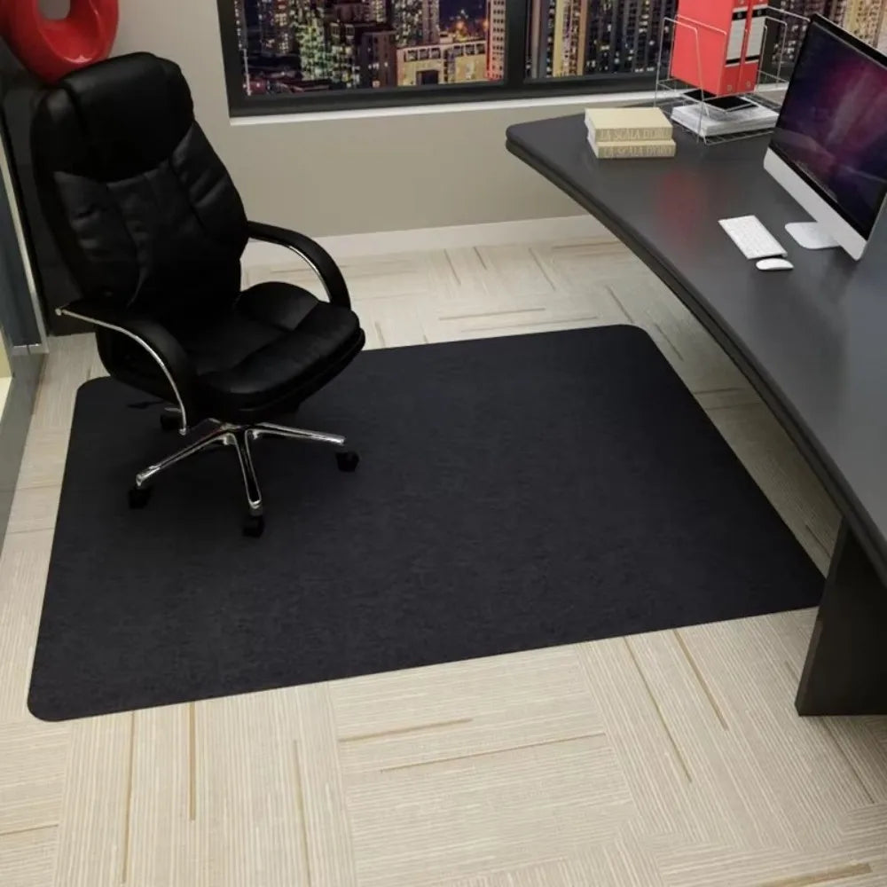 VIKAMA Senior Gray Mute Office Carpet Non-Slip Wear-Resistant Home Office Conference Room Modern Minimalist Floor Mats