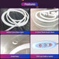 Donuts Neon Sign LED Donuts Neon Light USB Powered for Restaurants Bars Store Coffee Shops Western Restaurant Wall Decor