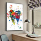 Anatomy Human Teeth Art Posters Teeth Row Teeth Illustra Poster HD Posters Home Room Bar Cafe Decor Art Wall Painting Picture