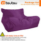 OTAUTAU Swimming Pool Floating Bean Bag Pouf Lounger Cover No Filler Waterproof Sofa Bed Sac Chaise Lounge Recliner Puff SF019
