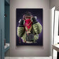Three Swag Monkeys Canvas Art Posters and Prints Hip Hop Monkey Fashion Paintings on the Wall Art Animals Pictures Room Decor