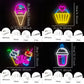 Dessert Series Led Neon Signs, Used For Wall Art Decor, Bakery, Coffee Shop, Shop, Kitchen, Ice Cream Shop Business Wall Lamp.