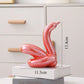 13.4cm Mini Creative Balloon Swan Abstract Ceramic Ornament Sculpture Study Room Statue Home Office Accessories Decoration Gift