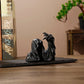 Resin Pen Holder Grim Reaper Sculpture Ink Pen Storage Case Desk Writing Stationary Organizer Office School Supplies Gift