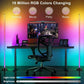 LED Atmosphere Lamp Floor Lamp RGB Remote Control and APP Control Music Synchronization Lighting Esports Game Mood Table Lamp