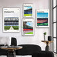 Famous Stadium Football Poster Football Fans Wall Art Decor Canvas Painting Stadium Minimalist Prints Aesthetic Wall Decoration