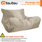 OTAUTAU Swimming Pool Floating Bean Bag Pouf Lounger Cover No Filler Waterproof Sofa Bed Sac Chaise Lounge Recliner Puff SF019