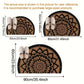 VIKAMA American-Style Floral Pattern Floor Mat, Non-Slip And Dirt-Proof, Home Decor Carpet In The Entrance, Bathroom And Kitchen