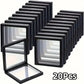 20Pcs Clearview 3D Floating Display Cases Dustproof Acrylic Jewelry Storage Box with Elastic Film Transparent Hanging Organizer