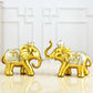 Good luck elephant figurine, figurine collection decorating home décor living room table, ceramic sculpture decorating gifts