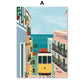 Lisbon Tram Food Portugal Wall Art Canvas Paintings Travel City Posters And Prints Wall Pictures For Living Room Kitchen Decor