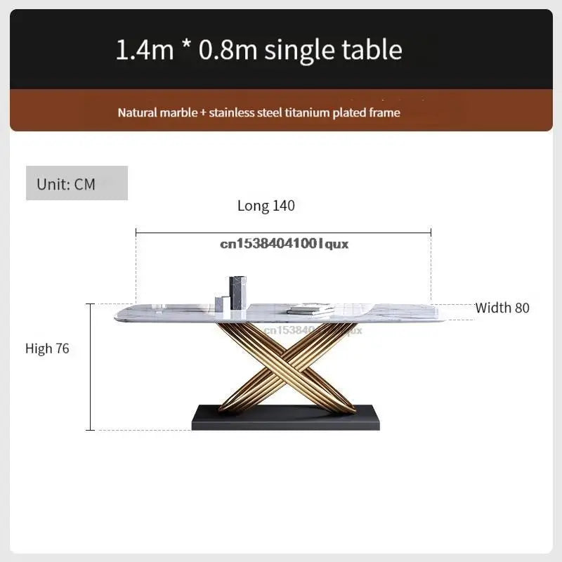 Manhattan Marble Dining Table, Seats Six