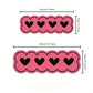 VIKAMA Pink Heart-Shaped Long Strip Floor Mat, Soft And Non-Slip Bedroom Bedside Carpet, Porch Path Carpet For Home Decoration