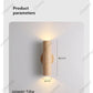 Nordic Style Solide Wood Wall Lamp for Dining Room Bedroom Foyer Chinese Up Down Double Heads  Background Aisle Led Wall Light