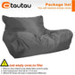 OTAUTAU Swimming Pool Floating Bean Bag Pouf Lounger Cover No Filler Waterproof Sofa Bed Sac Chaise Lounge Recliner Puff SF019