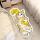 Faux Cashmere Cute Cartoon Pet Carpet Home Bedroom Bedside Decorative Floor Mat Anti-slip Dirty Resistant Machine Washable Rug