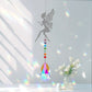 Animal metal sheet butterfly pendant crystal ball prism sun catcher DIY hanging decoration window decoration garden sun catcher