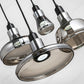 European Modern Minimalist LED Glass Chandelier Bar Restaurant Living Room Coffee Shop Bedroom Decorative Lighting