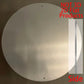 Vintage, Durable & Waterproof 8x8 Inch Round Aluminum Wall Art - 2D Flat Gas Pump Metal Sign with Classic Car Design