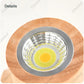 Nordic Style Solide Wood Wall Lamp for Dining Room Bedroom Foyer Chinese Up Down Double Heads  Background Aisle Led Wall Light
