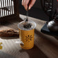 Bamboo Candle Holder Metal Aromatherapy Heating Holder for Herbs Aromatherapy Incense Burner for Yoga SPA Aromatherapy