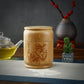 Handmade Bamboo Tea Storage Box Carved Tea Canister Lid Seal Kitchen Storage Jars Accessories Spice Box Case Organizer