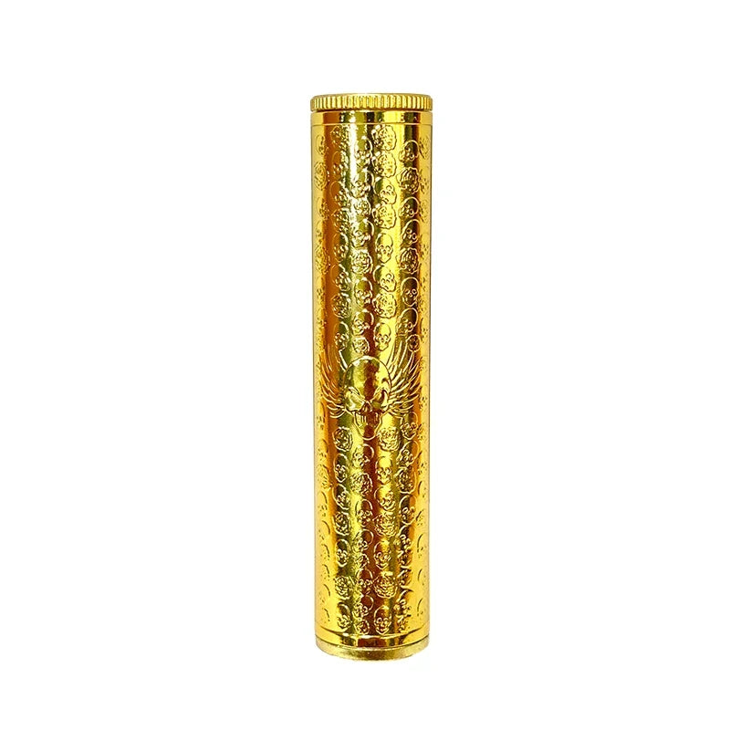 Retro Buddha Metal Incense Case Relief Craft Dragon Incense Box Waterproof Incense Storage Box Incense Accessories