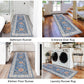VIKAMA Bohemian Crystal Velvet Carpet Dirt Resistant And Easy To Care Hallway Full Carpeted Balcony Carpeted Home Decor
