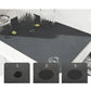 One White Floral Print Tableware Drying Mat Daily Decorative Drying Pad Countertop Absorbent Placemat Refrigerator Mat