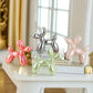 Nordic Ceramic Balloon Dog Abstract Ornament Creative Sculpture Study Room Statue Home Office Accessories Festival Decoration