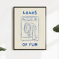 Loads Of Fun Laundry Room Canvas Retro Wall Art Prints Canvas Painting Poster Picture For Living Room Home Decor