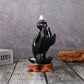 Buddha hand lotus reflux incense burner, waterfall incense burner, reflux incense burner handmade resin waterfall incense holder