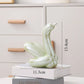 13.4cm Mini Creative Balloon Swan Abstract Ceramic Ornament Sculpture Study Room Statue Home Office Accessories Decoration Gift